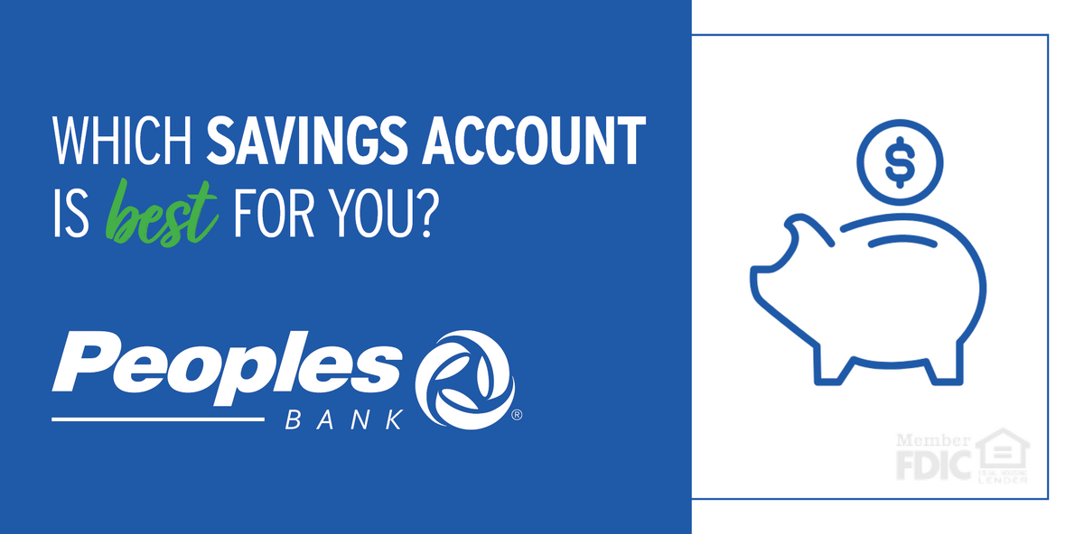 Which savings account is best for you? Blue piggy bank with a coin inserted